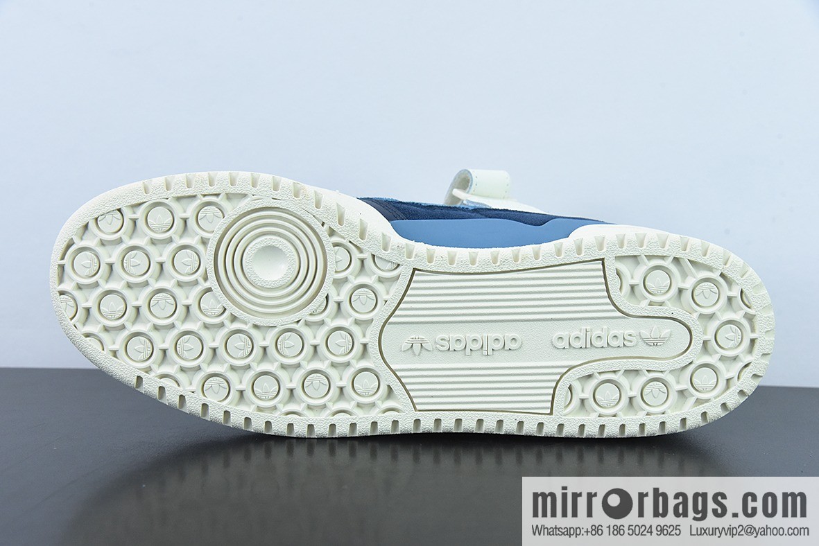 Adidas Originals Forum 84 Low Navy Blue Low Top Casual Board Shoes, a must-have in autumn, item number GX2162