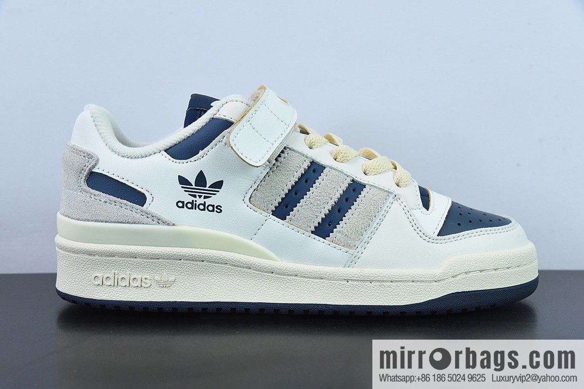 Adidas Forum 84 Low Clover Low Bang Classic velcro Vintage Board Shoes Unisex Trend Top Leather Casual Shoes Official Item Number: GZ6427