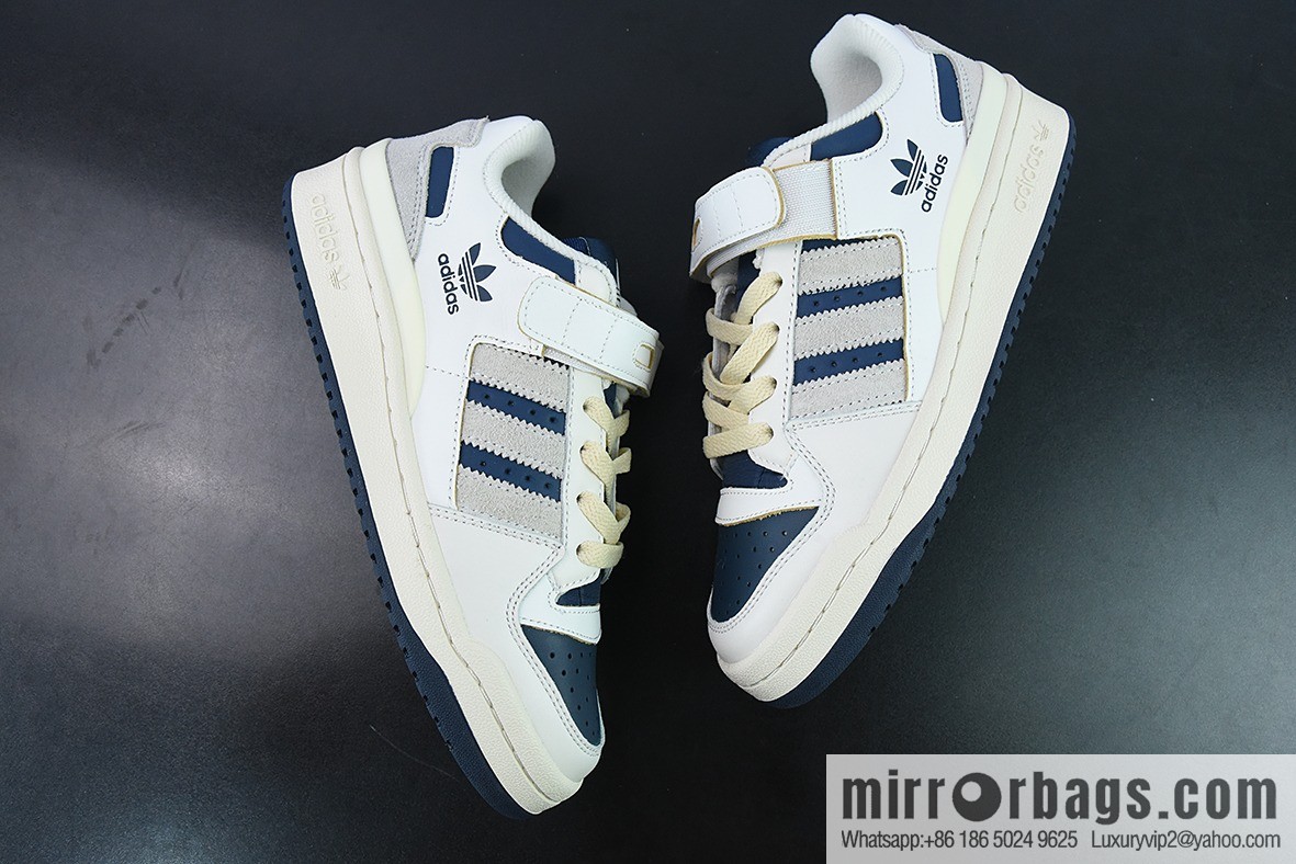 Adidas Forum 84 Low Clover Low Bang Classic velcro Vintage Board Shoes Unisex Trend Top Leather Casual Shoes Official Item Number: GZ6427