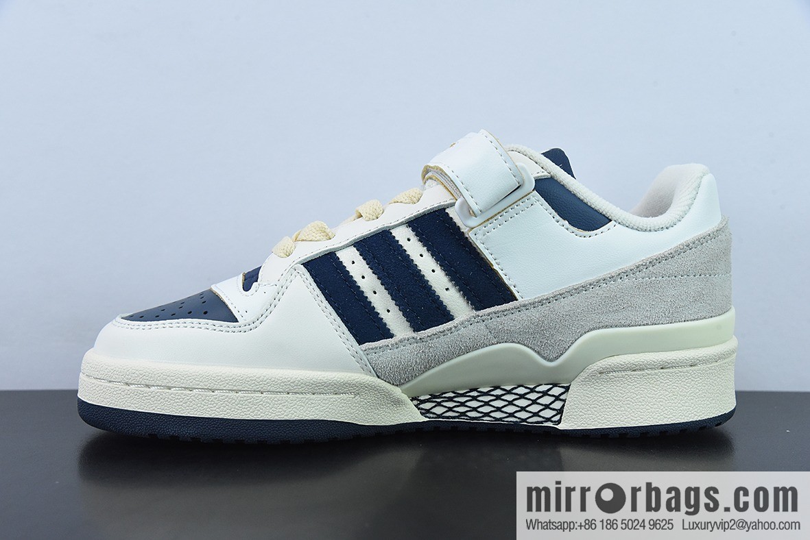 Adidas Forum 84 Low Clover Low Bang Classic velcro Vintage Board Shoes Unisex Trend Top Leather Casual Shoes Official Item Number: GZ6427