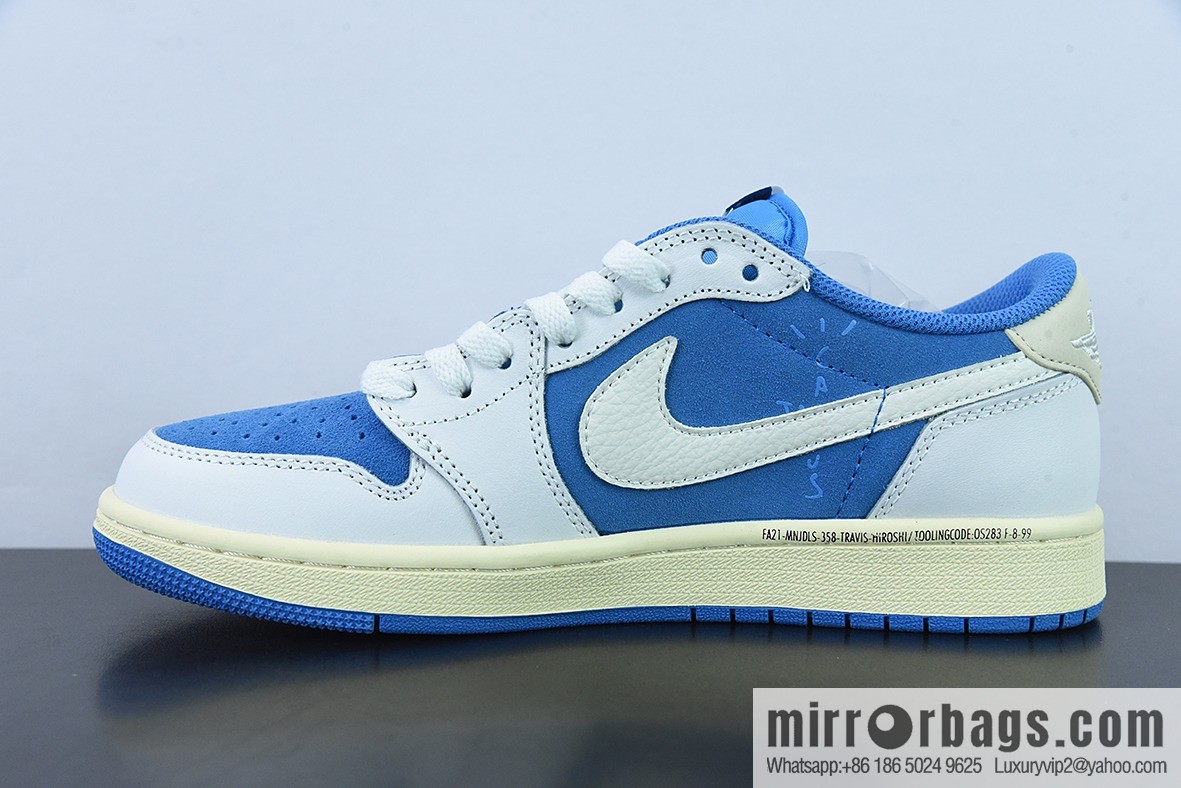 Fragment x Travis Scott x Air Jordan 1 Low three-party joint barb low-top casual board shoes original box Shipping number: CQ4277 212