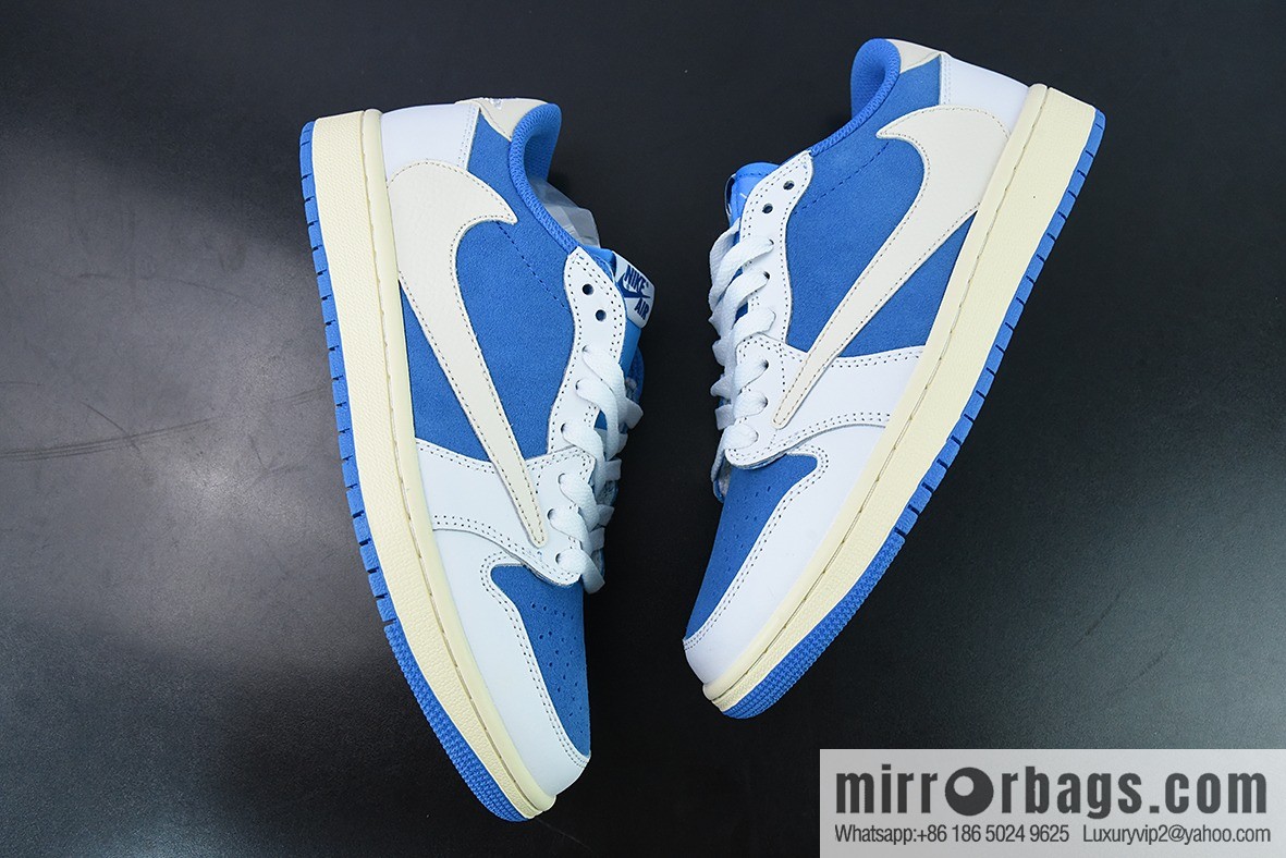 Fragment x Travis Scott x Air Jordan 1 Low three-party joint barb low-top casual board shoes original box Shipping number: CQ4277 212