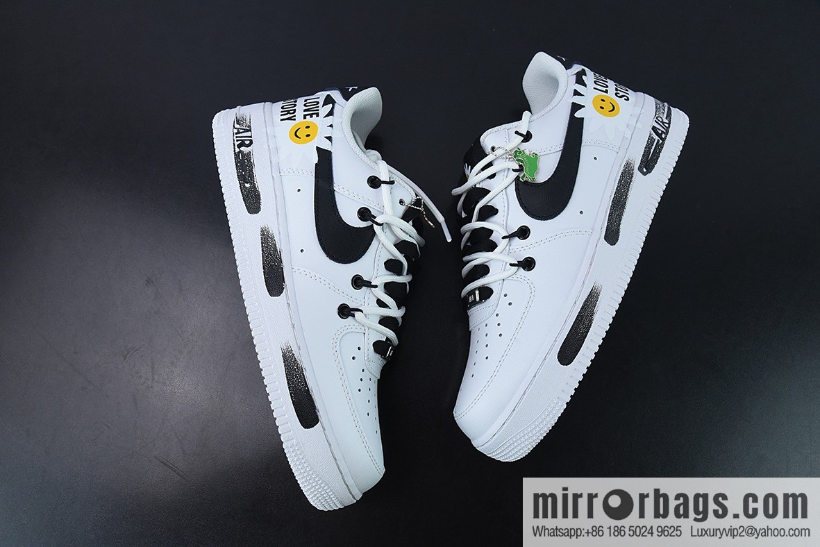 Nike Air Force 1 Low smiley strap creative custom Air Force One low-top sports and leisure shoes, item number: CW2288-111