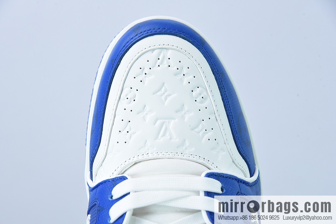 LV/Louis Vuitton 2021s LV Trainer limited joint name, the latest color scheme in autumn men's sneakers