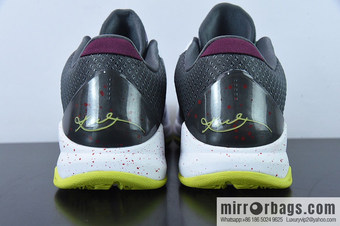 Nike Zoom Kobe 5 ZK5 clown white purple green Kobe 5 generation sneakers s2 pure Original small 0.5-1 size, item number: CD4991-100