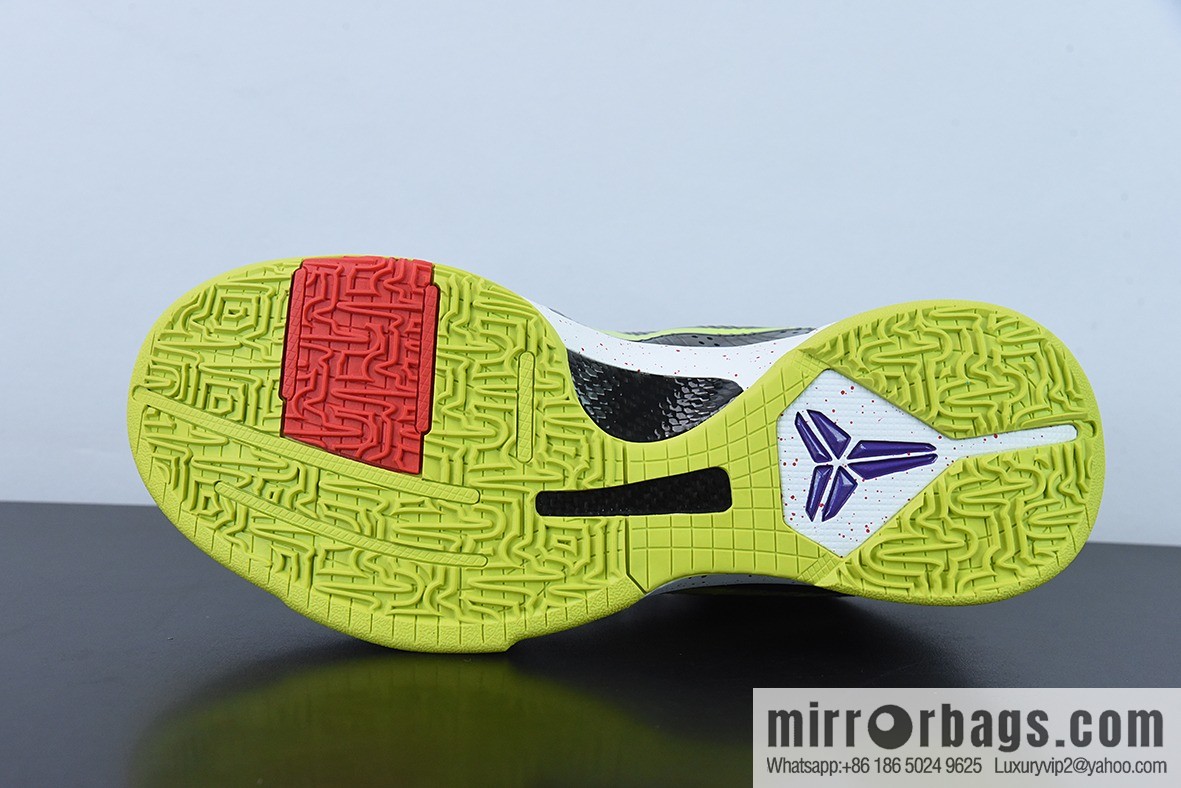 Nike Zoom Kobe 5 ZK5 clown white purple green Kobe 5 generation sneakers s2 pure Original small 0.5-1 size, item number: CD4991-100