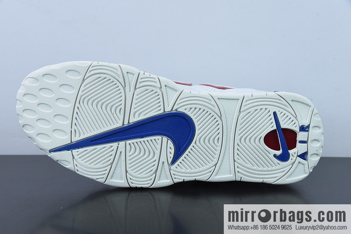 Air More Uptempo Pure White Red Blue Unisex Sneakers of the same style Item number: DX2662 100