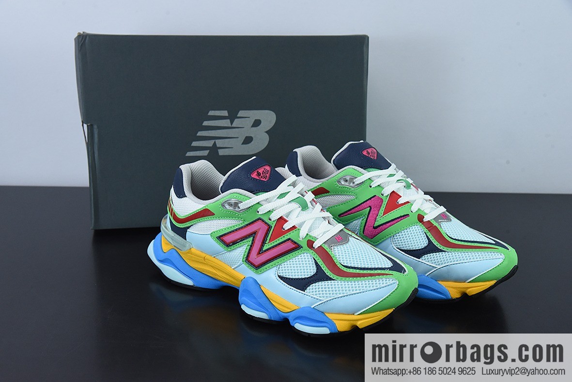 Jo eFrsehogods x eNw Blaance NB9060 Joint Unisex Same sneakers Item number: U9060NBN Blue-green-yellow