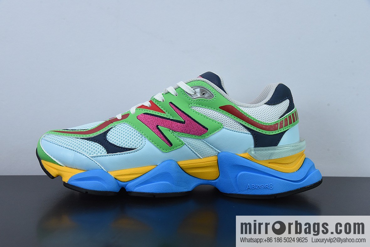 Jo eFrsehogods x eNw Blaance NB9060 Joint Unisex Same sneakers Item number: U9060NBN Blue-green-yellow