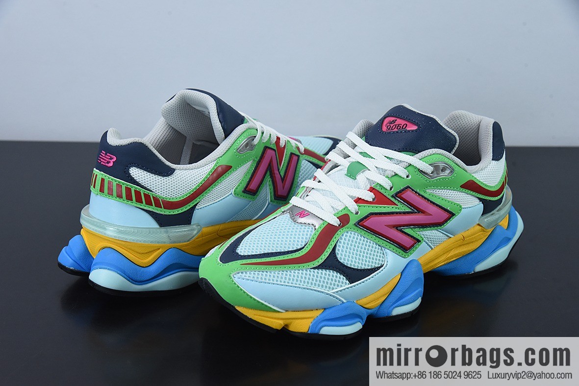 Jo eFrsehogods x eNw Blaance NB9060 Joint Unisex Same sneakers Item number: U9060NBN Blue-green-yellow