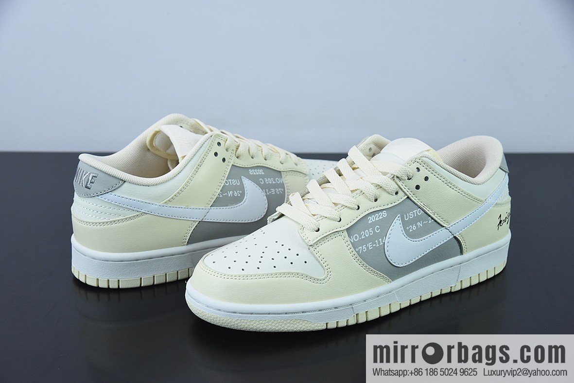 Nike Dunk Low custom color scheme Nike low-top casual shoes, item number: DD8052-112