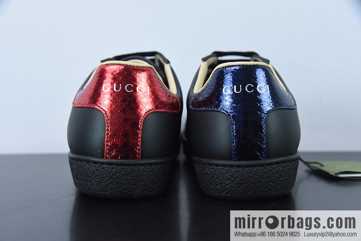 Gucci Gucci Ace Embroidered Low-Top color matching embroidery series classic low-top versatile casual sports small white board shoes 429446 A38G0 1284