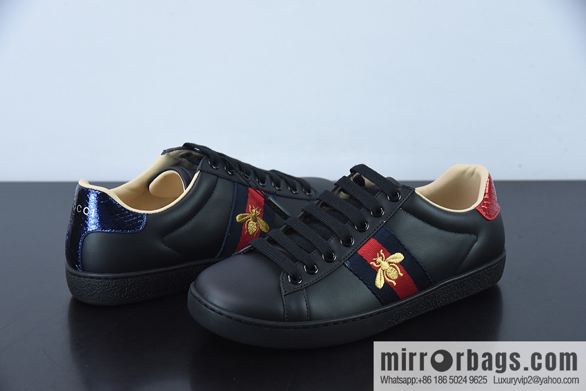 Gucci Gucci Ace Embroidered Low-Top color matching embroidery series classic low-top versatile casual sports small white board shoes 429446 A38G0 1284