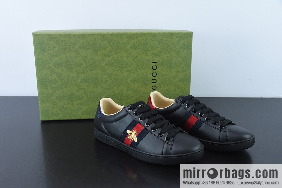 Gucci Gucci Ace Embroidered Low-Top color matching embroidery series classic low-top versatile casual sports small white board shoes 429446 A38G0 1284