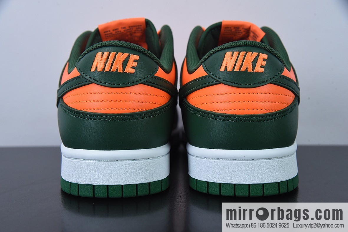 NK Dunk Low orange green Unisex same sports shoes DD1391-300