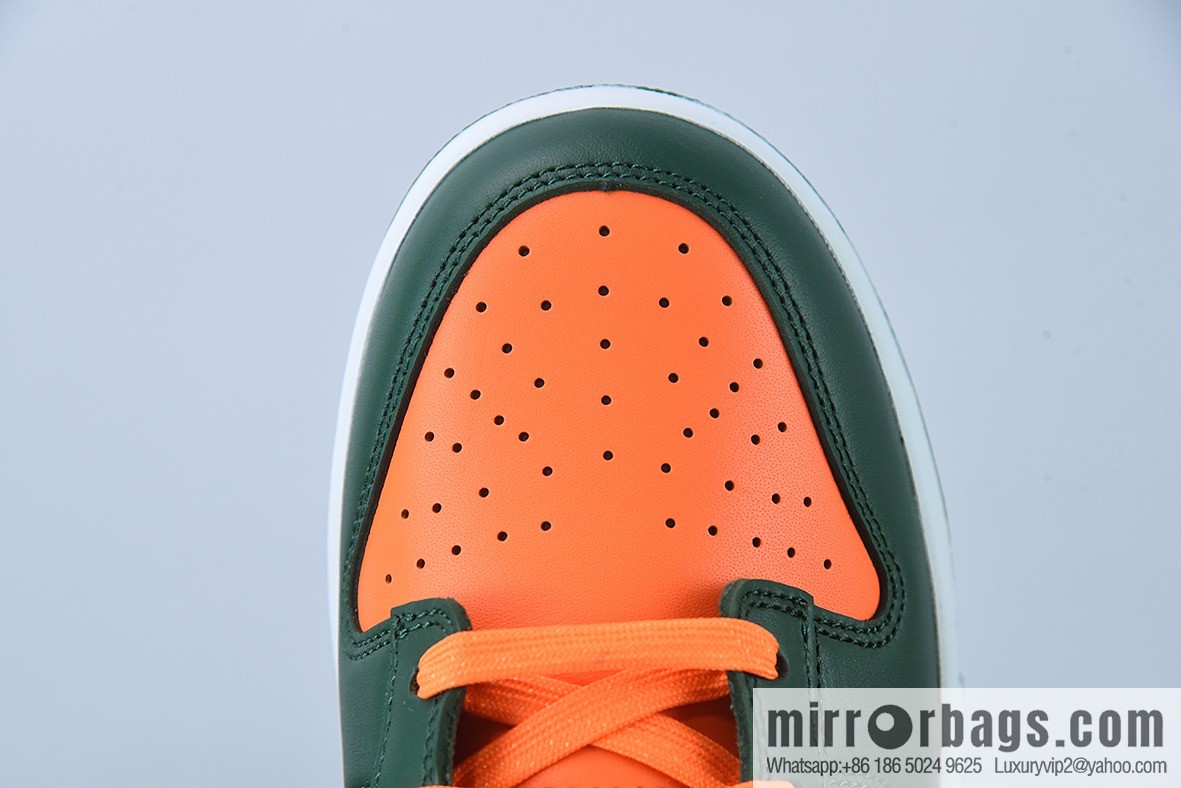NK Dunk Low orange green Unisex same sports shoes DD1391-300