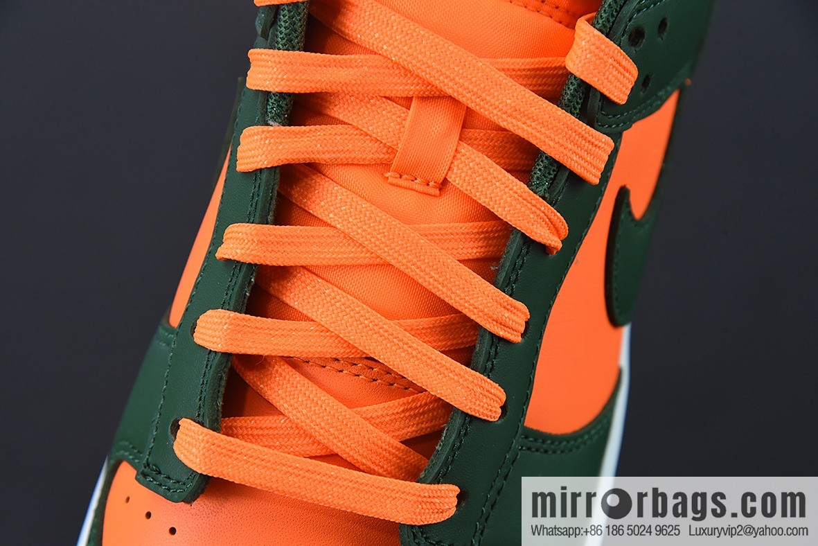 NK Dunk Low orange green Unisex same sports shoes DD1391-300
