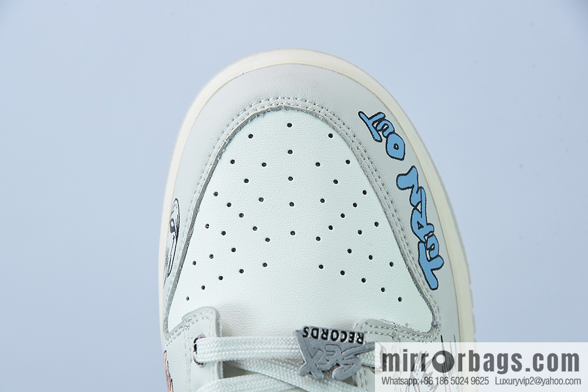 Niek dunk low gray graffiti, low-top leisure sports skateboard, item number: DD1503-107