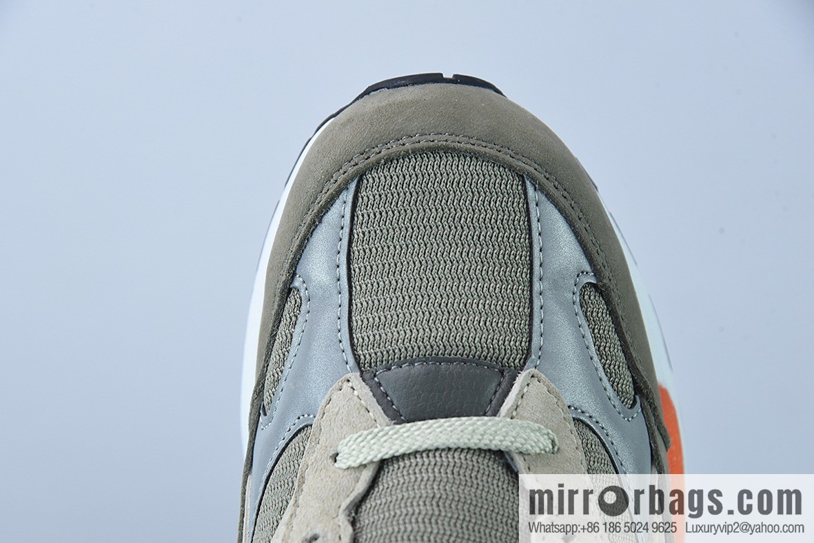 WTAPS x New Balance M992WT New Balance NB992 joint president Vintage jogging shoes, gray-green