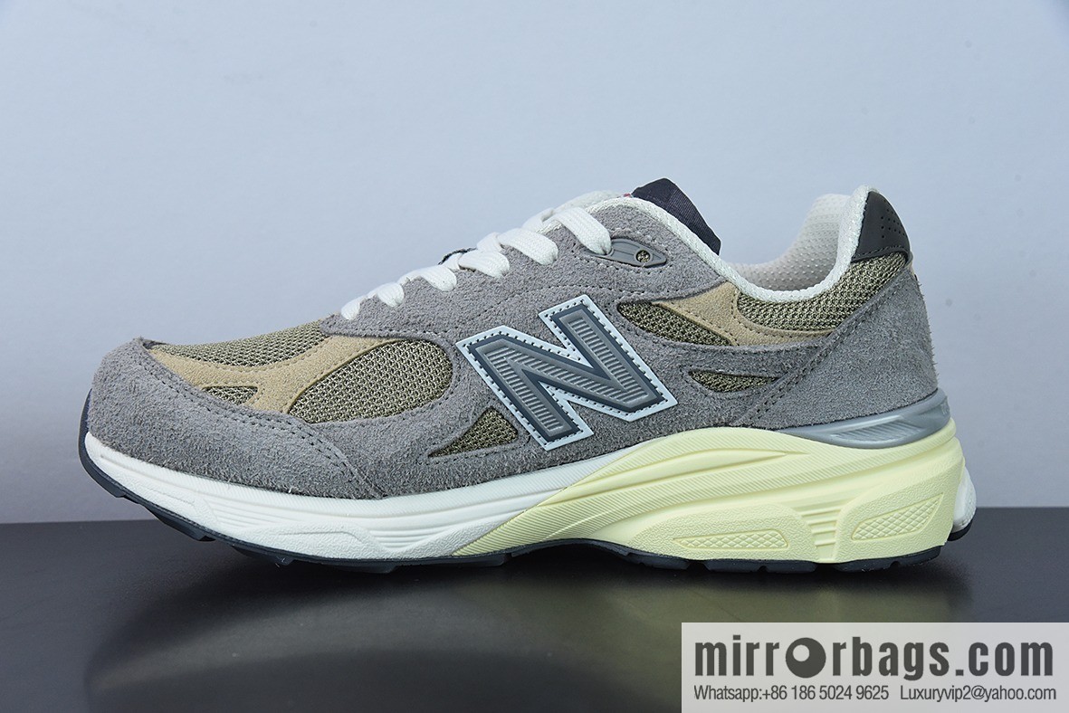 New Balance 990 V3 Gray Brown American Official Vintage Leisure Sports Jogging Shoes Item Number: M990TG3