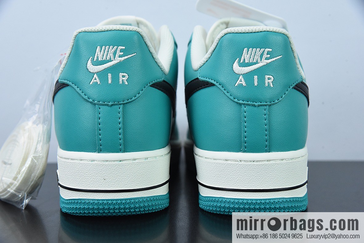 Nike Air Force 1 Low '07 meters black and green color scheme Air Force No. 1 low-top casual board shoes, item number: GH5696-302