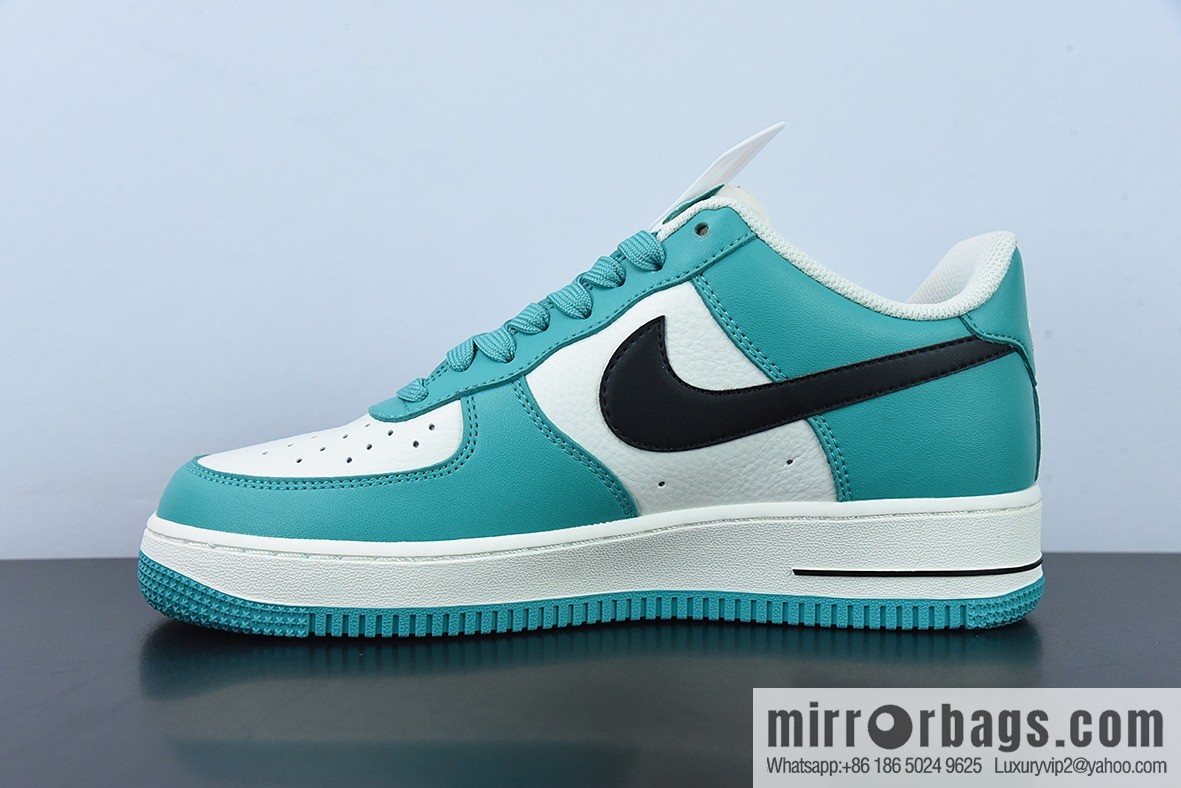 Nike Air Force 1 Low '07 meters black and green color scheme Air Force No. 1 low-top casual board shoes, item number: GH5696-302