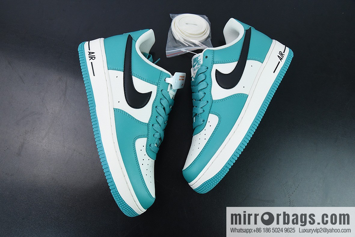 Nike Air Force 1 Low '07 meters black and green color scheme Air Force No. 1 low-top casual board shoes, item number: GH5696-302