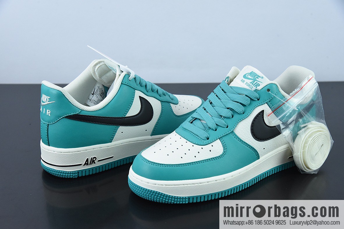 Nike Air Force 1 Low '07 meters black and green color scheme Air Force No. 1 low-top casual board shoes, item number: GH5696-302