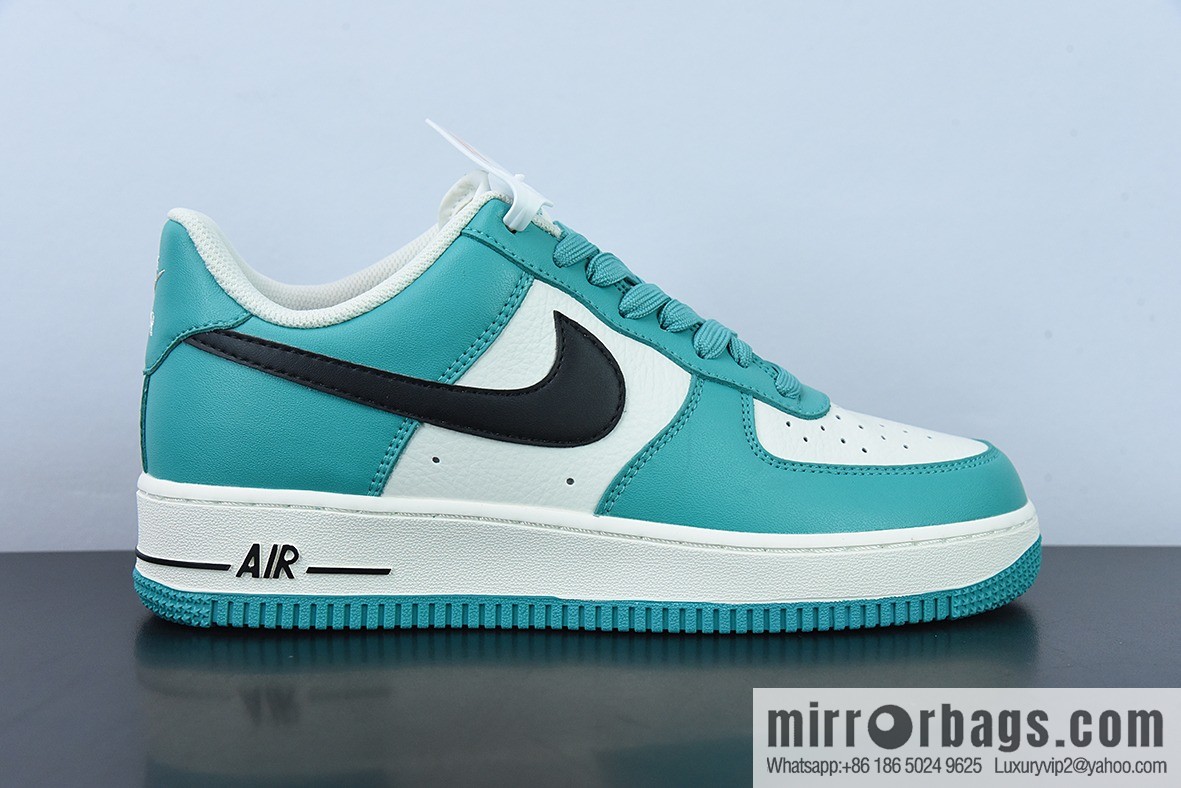 Nike Air Force 1 Low '07 meters black and green color scheme Air Force No. 1 low-top casual board shoes, item number: GH5696-302