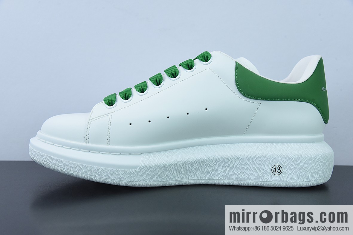 Alexander McQueen Alexander McQueen muffin shoes platform-soled height-enhancing white shoes