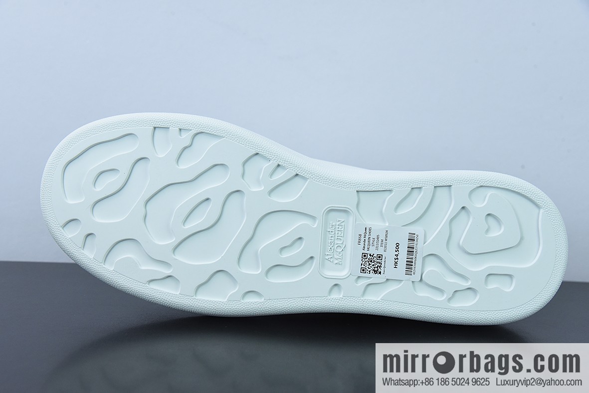 Alexander McQueen Alexander McQueen muffin shoes platform-soled height-enhancing white shoes