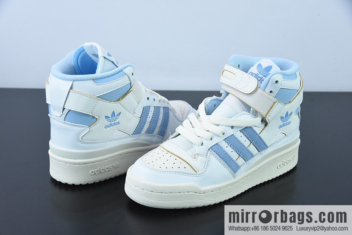 Adidas Forum 84 HIGH Clover high-top classic velcro Vintage board shoes, item number: GW5924