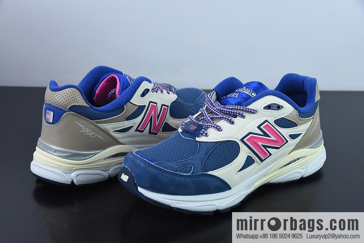 KHWFD New Balance NB990 series, high-end American Vintage casual running shoes M990KH3
