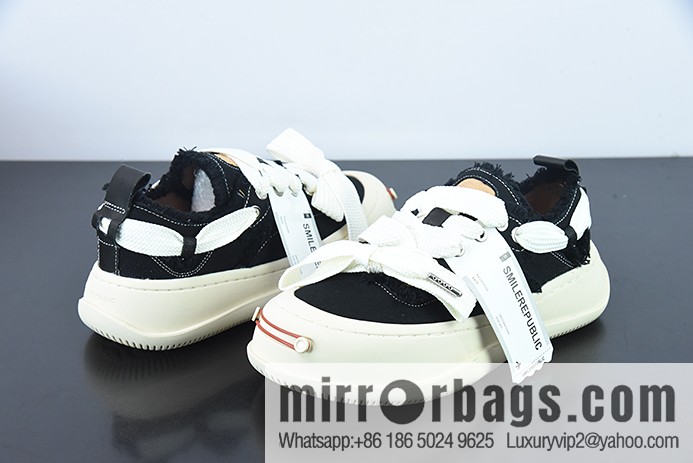 Sneakers Low muffin thick bottom heightened low top, anti-lace beggar wind canvas low top casual sneakers