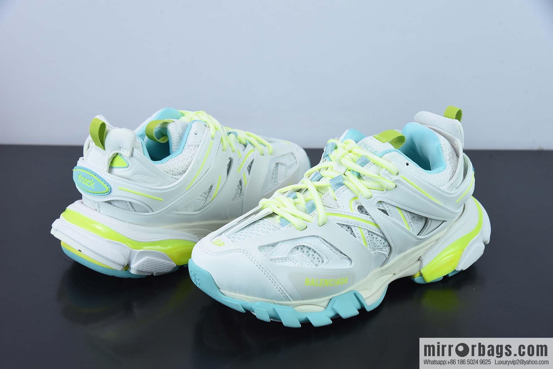 Balenciaga 3.0 Third Generation Outdoor Concept Shoes Balenciaga Sneaker Tess 3.0 White Blue Green 8106725471PP