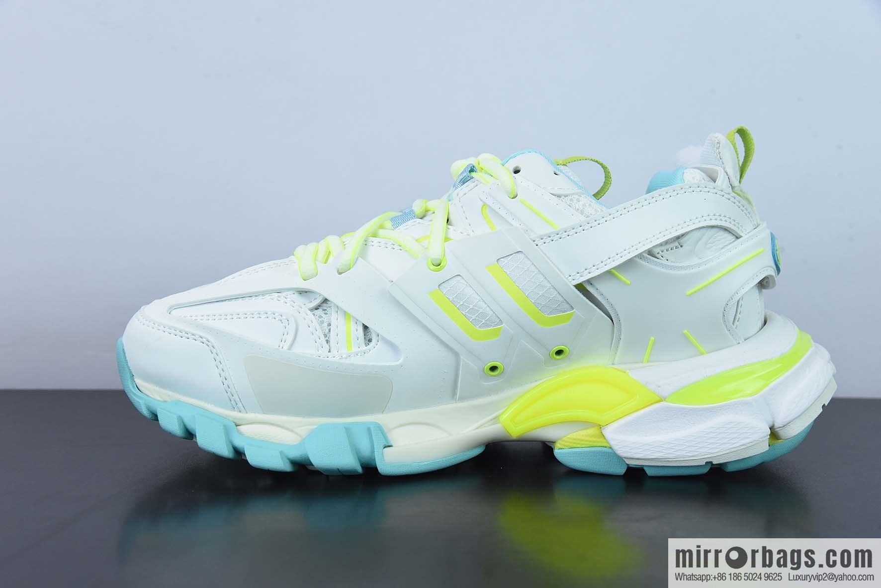Balenciaga 3.0 Third Generation Outdoor Concept Shoes Balenciaga Sneaker Tess 3.0 White Blue Green 8106725471PP