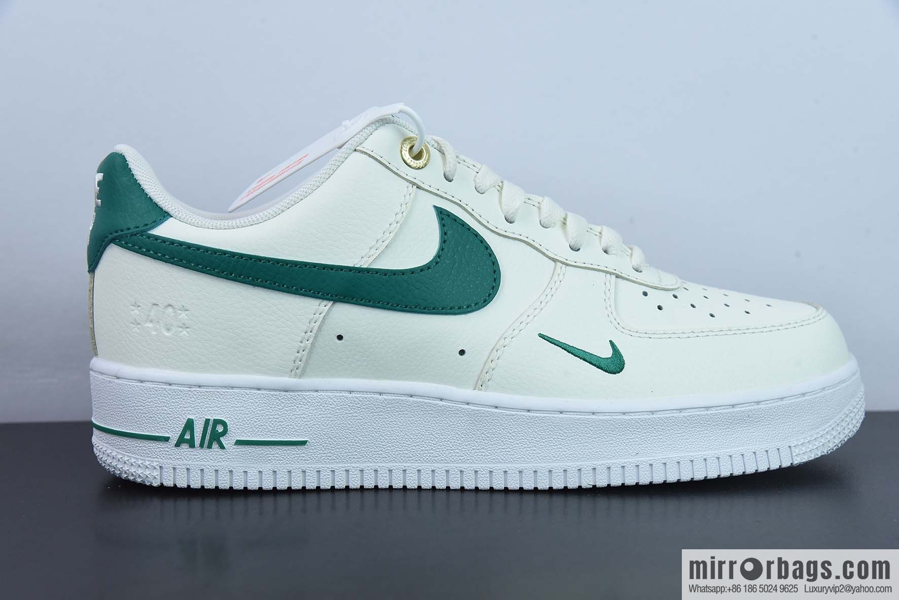 NIKE Air Force 1 '07 Low beige green green hook, Air Force No. 1 low-top casual board shoes, item number: DQ7582-101