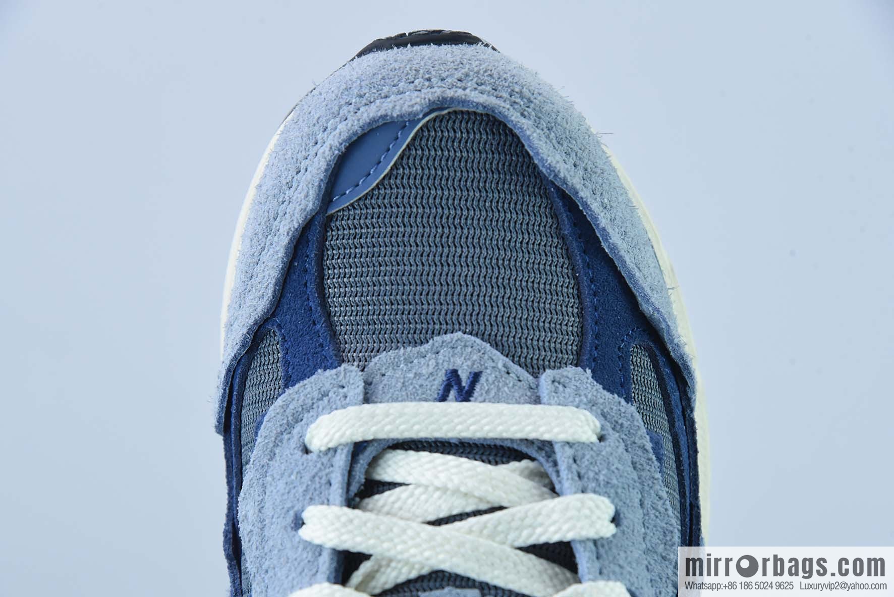 New Balance Patchwork Vintage Casual Running Shoes Men and Women Long Blue and White Blue M2002RDI Blue and White Blue