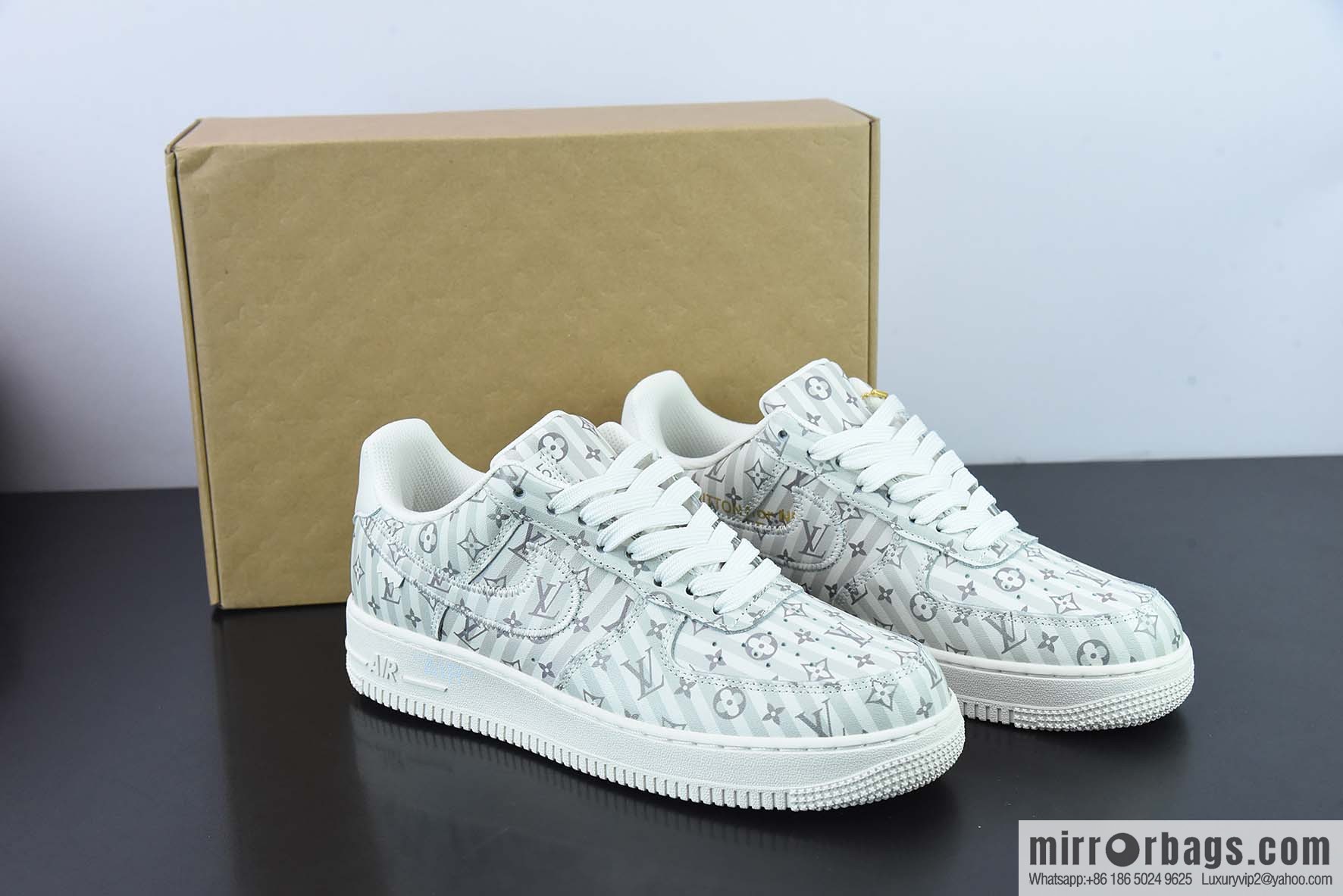 NK Air Force 1 Air Force One × LV monogram joint low-top casual board shoes, item number: 1A9V9E joint AF1