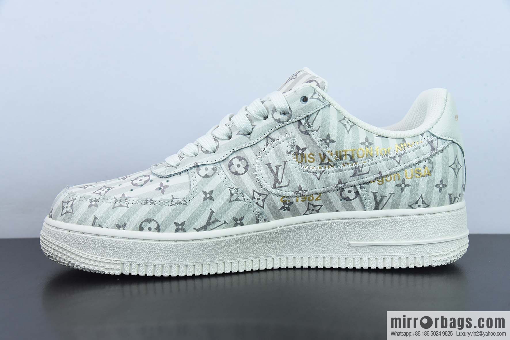 NK Air Force 1 Air Force One × LV monogram joint low-top casual board shoes, item number: 1A9V9E joint AF1