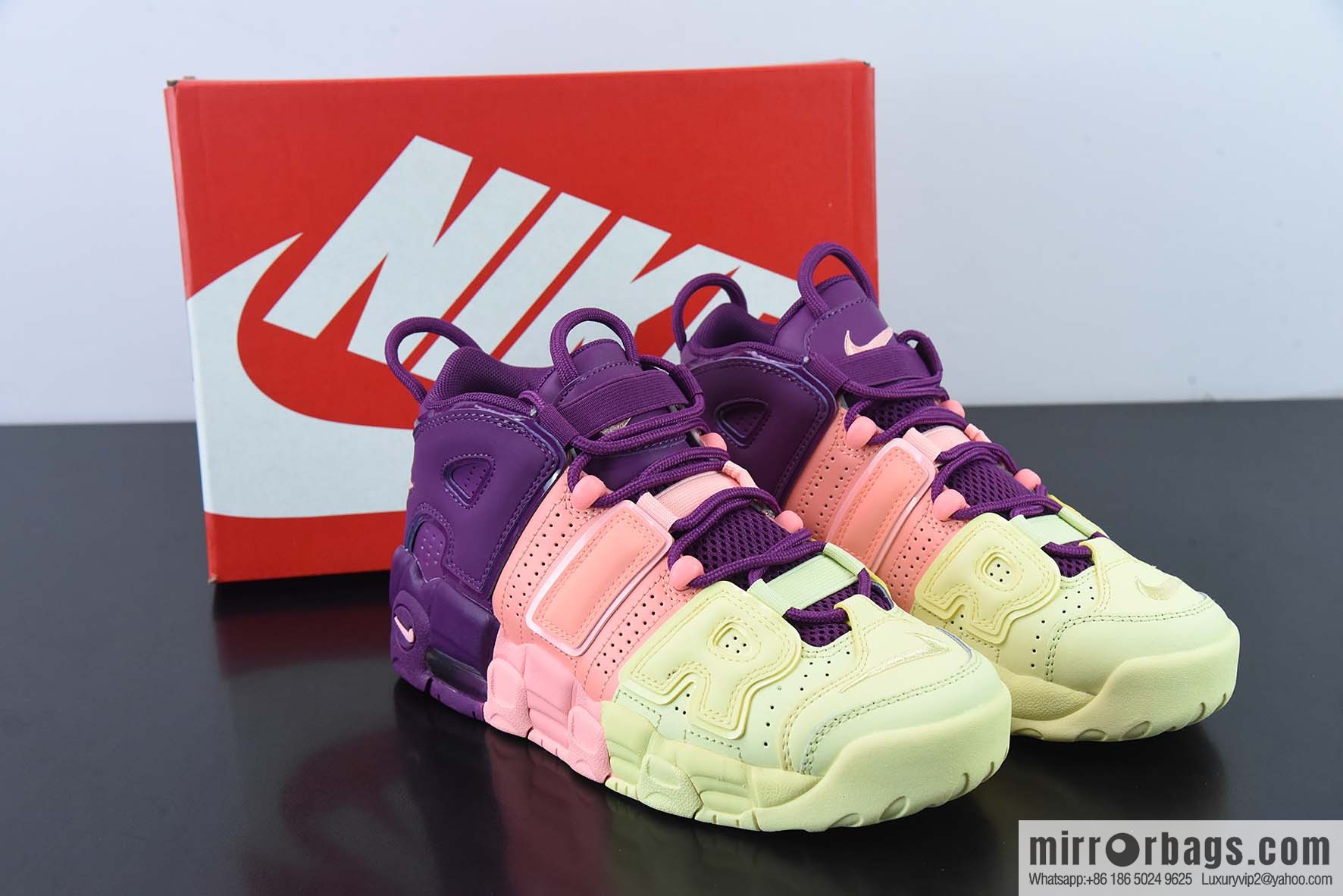 Nike Air More Uptempo (GS) Violet Unisex sneakers of the same style item number: AV8237-800
