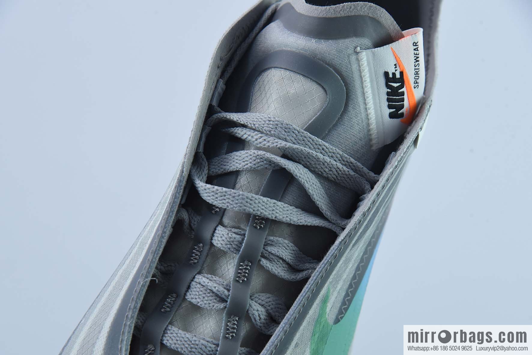 OWF Pure Original OFF-WHITE x Nike Air Max 97 Menta Rainbow Hook Men's sneakers AJ4585-101