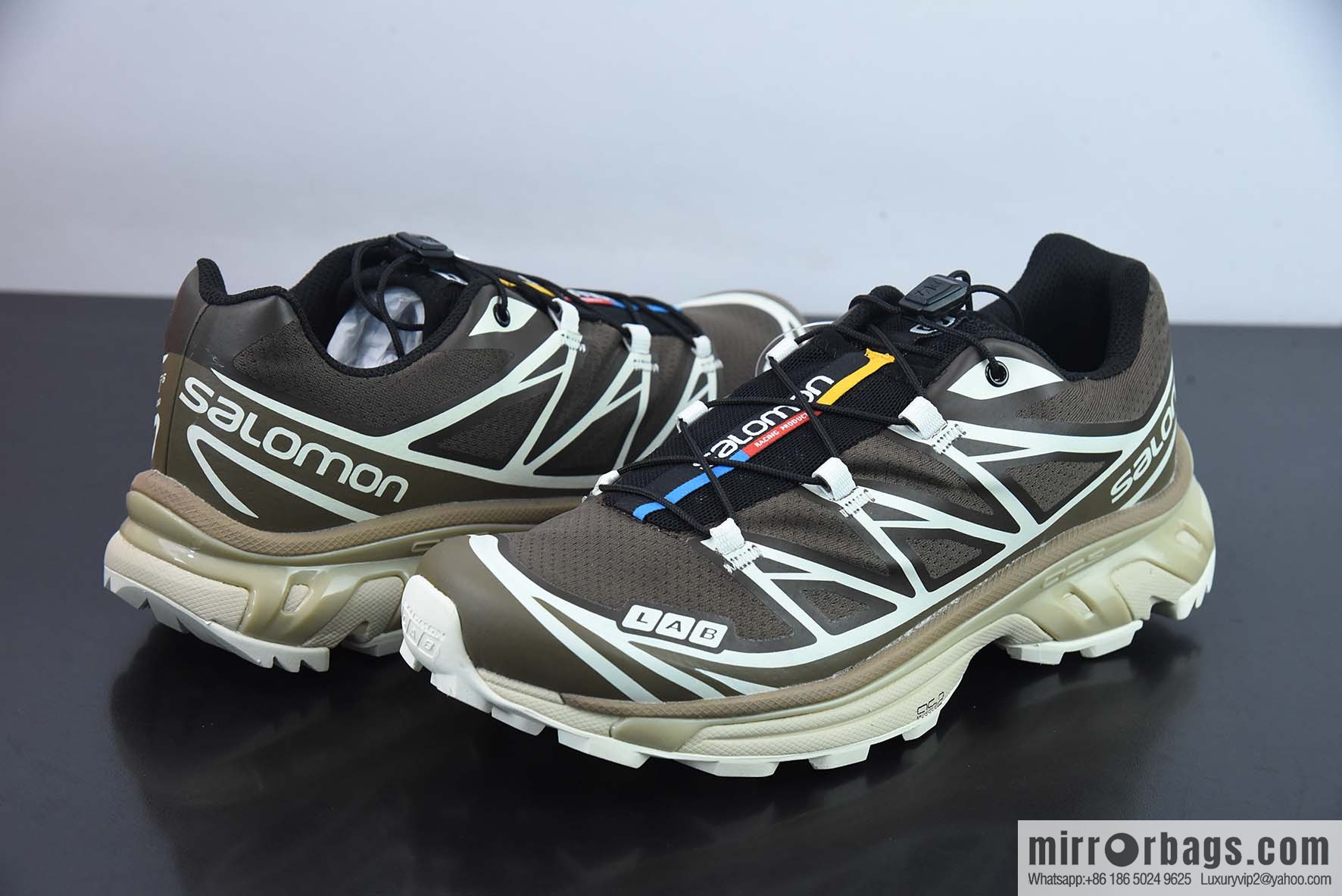 Salomon Salomon XT-6 Mist Blue Vintage Functional Trend Casual Running Shoes 410864
