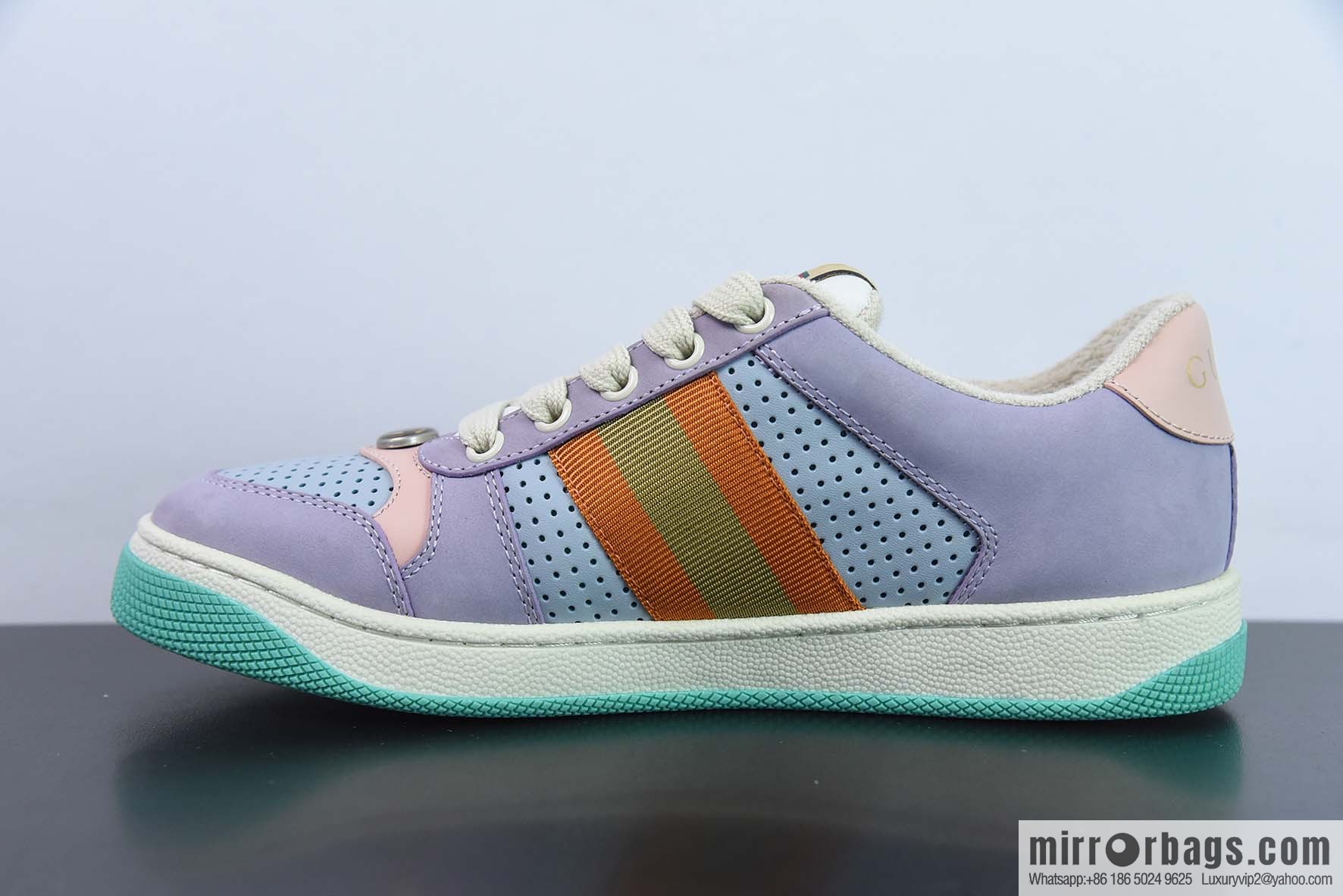 Gucci Distressed Screener sneakers Gucci dirty shoes series