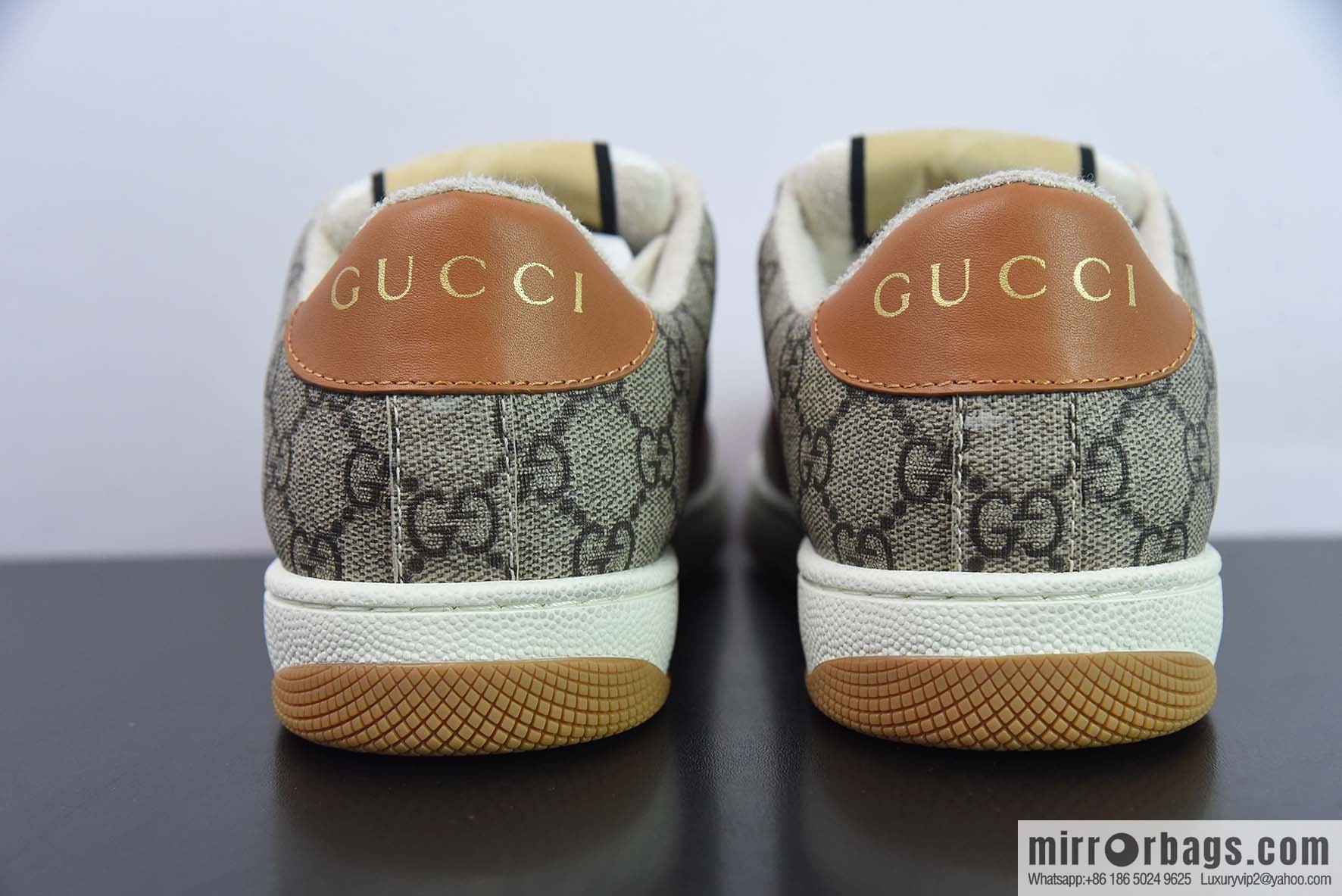 Gucci Distressed Screener sneakers Gucci dirty shoes series