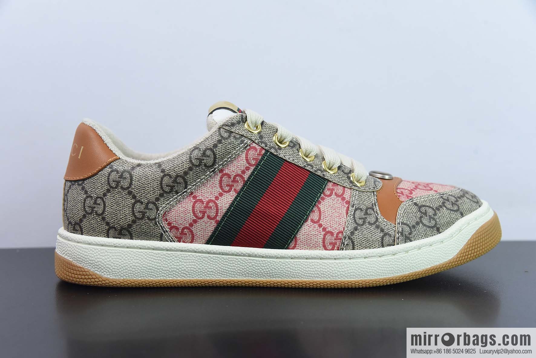 Gucci Distressed Screener sneakers Gucci dirty shoes series