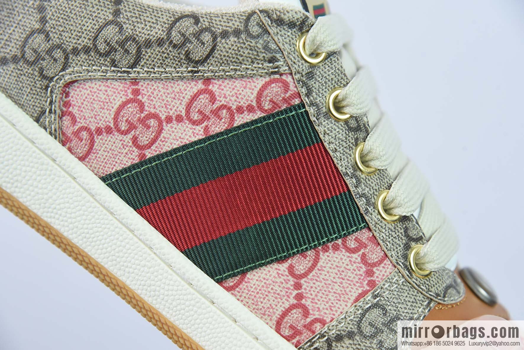Gucci Distressed Screener sneakers Gucci dirty shoes series