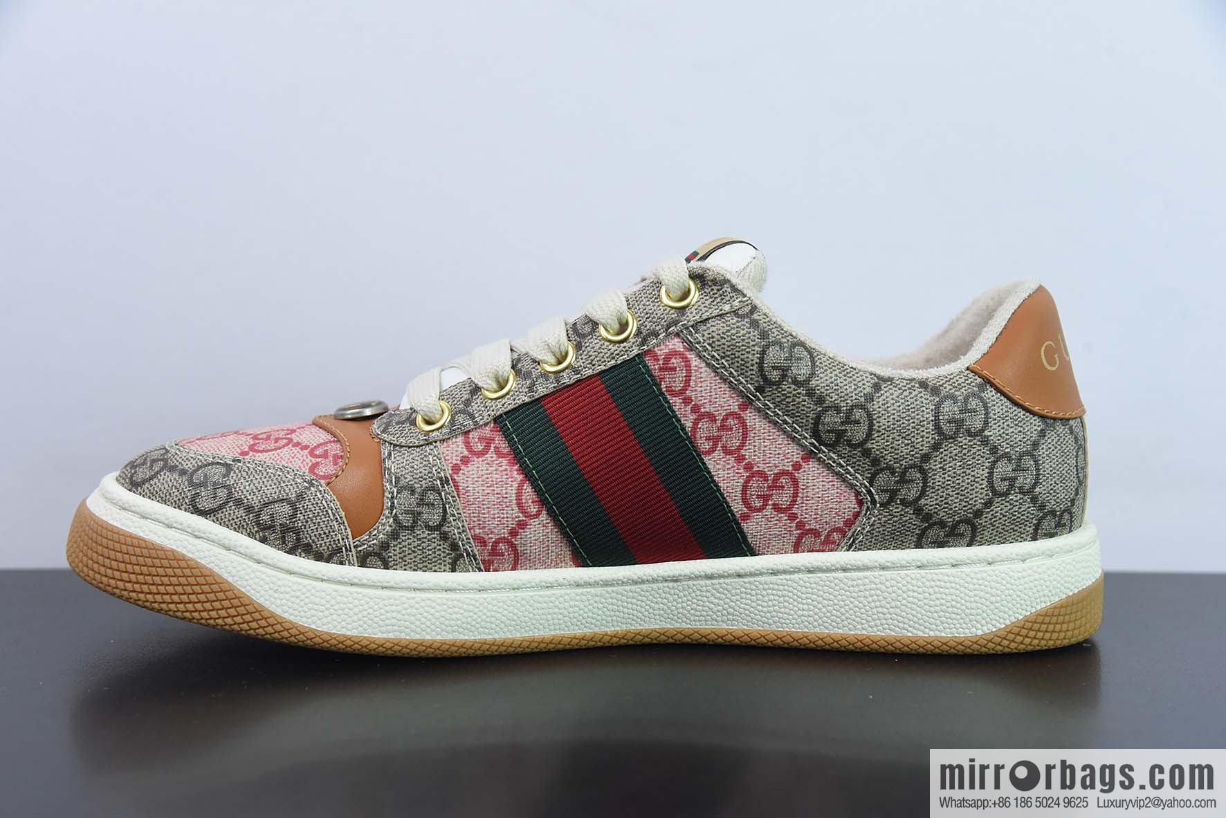 Gucci Distressed Screener sneakers Gucci dirty shoes series