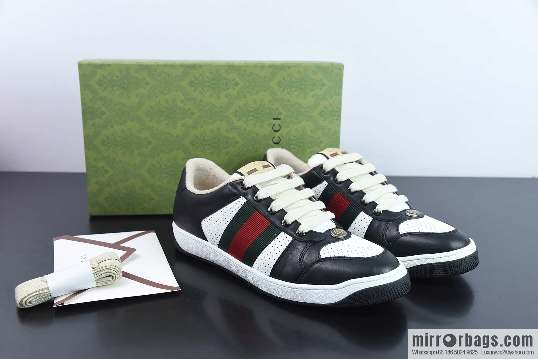 Gucci Distressed Screener sneakers Gucci dirty shoes series
