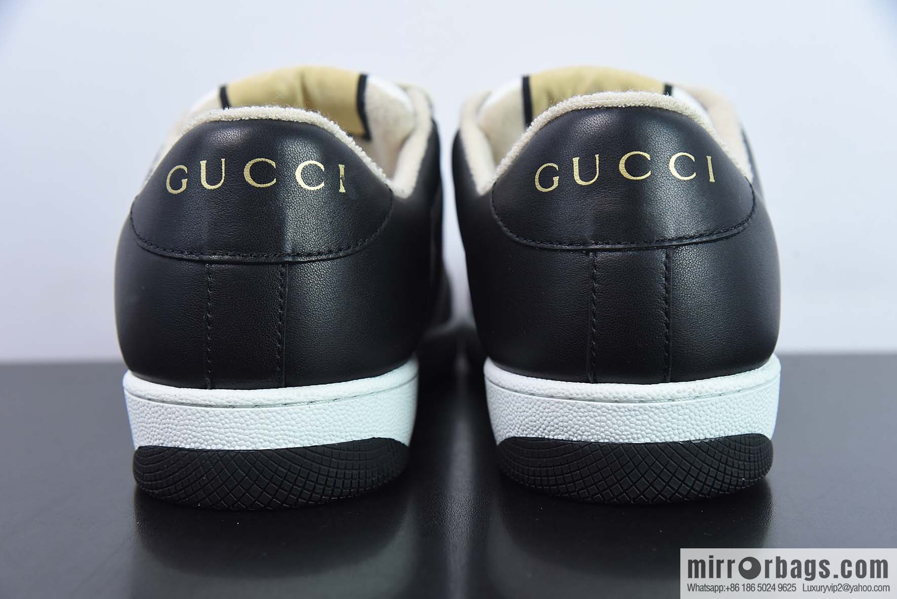 Gucci Distressed Screener sneakers Gucci dirty shoes series
